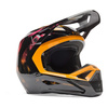 Kask cross dziecięcy FOX JUNIOR V1 KAIROS TANGERINE czarny pomarańczowy
