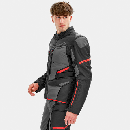 Kurtka motocyklowa SHIMA DUNE RED czarny szary czerwony