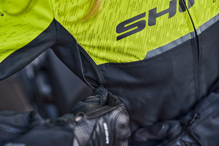 Damska kurtka motocyklowa tekstylna miejska Shima DRIFT fluo