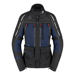 Kurtka motocyklowa tekstylna damska SPIDI 4 SEASON V3 LADY BLACK/BLUE czarny niebieski