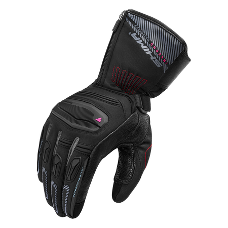 Rękawice motocyklowe damskie SHIMA INVERNO LADY BLACK czarny