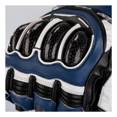 Rękawice motocyklowe RST TRACTECH EVO 4 CE BLUE/WHITE/BLACK biały czarny niebieski