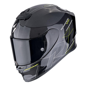 Kask motocyklowy SCORPION EXO-R1 EVO AIR CYNERGY BLACK/NEON YELLOW czarny żółty fluo