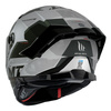 Kask motocyklowy MT THUNDER 4 SV EXEO GLOSS PEARL TITANIUM czarny szary