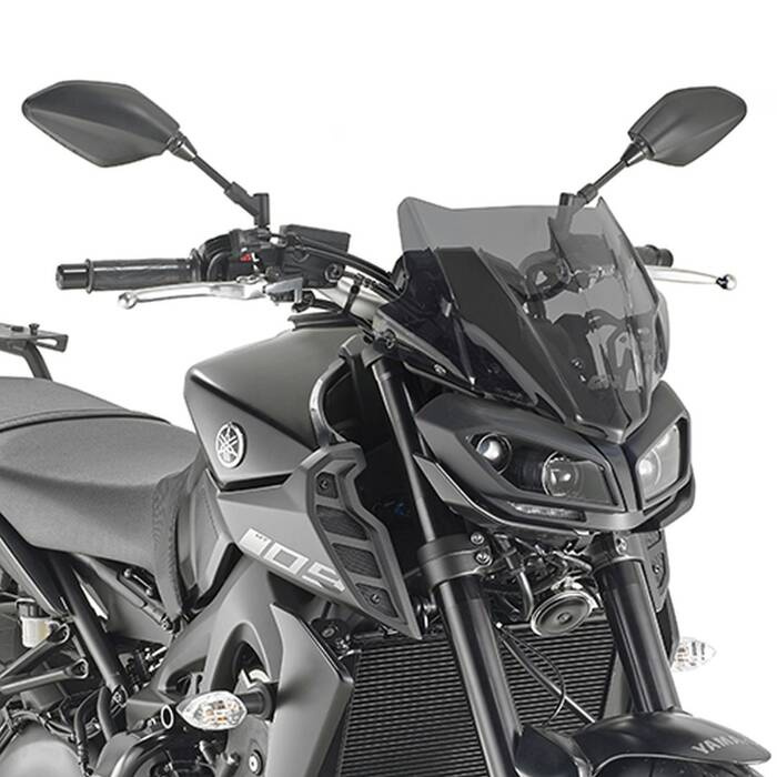 KAPPA SZYBA YAMAHA MT-09 (17-20) 28 X 36,5 CM PRZYCIEMNIANA Z MOCOWANIAMI