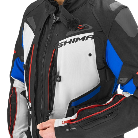 Kurtka motocyklowa SHIMA DUNE BLUE czarny szary niebieski