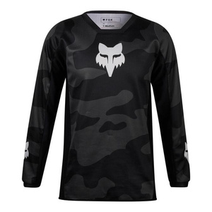 Dziecięca bluza koszulka motocyklowa rowerowa cross mtb FOX 180 Bnkr czarny Camo Junior