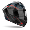 Kask motocyklowy AIROH MATRYX WIDE RED GLOSS czerwony szary czarny
