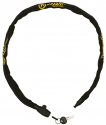 Zapięcie Motocyklowe AUVRAY K-BLOC 90 – Łańcuch Uniwersalny 90 cm, 4mm, Czarny