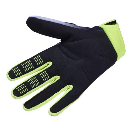 Rękawice cross dziecięce FOX JUNIOR 180 COLLECT GREY/YELLOW szary żółty