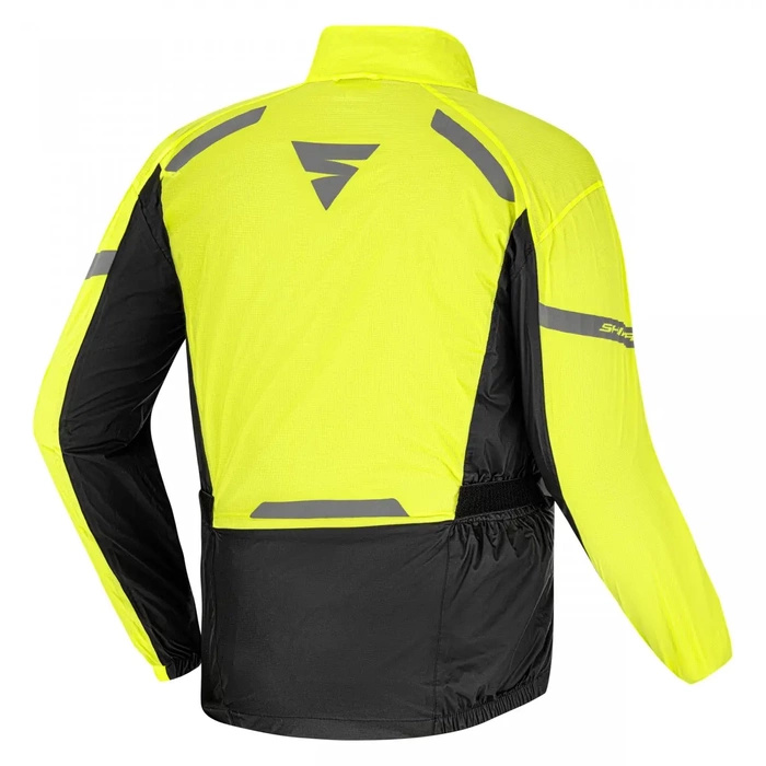 Kurtka przeciwdeszczowa motocyklowa odblaskowa Shima HYDRODRY 2.0 czarny unisex