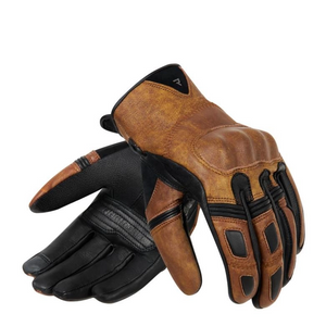 Damskie rękawice motocyklowe miejskie Rebelhorn THUG VINTAGE brązowy vintage