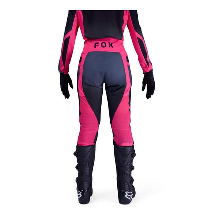 Spodnie cross damskie FOX LADY 180 SHIELD BLACK/PINK czarny różowy