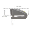 Blokada na motocyklową tarczę hamulcową AUVRAY B-LOCK 14 BLACK/YELLOW czarny żółty