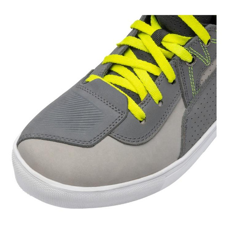 Buty motocyklowe trampki Rebelhorn VANDAL szary-czarny-żółty fluo