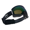 Gogle Snowboardowe IMX Peak Black Matt/Black - Szyba Podwójna Green Irridium + Brown