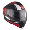 Kask motocyklowy MT GENESIS SV CAVE MATT BLACK/RED czarny czerwony biały