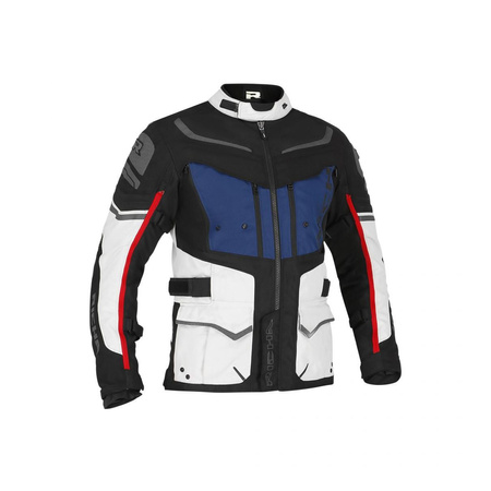 Kurtka motocyklowa tekstylna RICHA INFINITY 2 ADVENTURE GREY/BLUE/RED szary niebieski czerwony