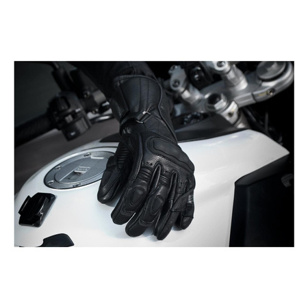 Damskie rękawice motocyklowe turystyczne Shima GT-1 czarny