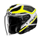 Kask motocyklowy otwarty HJC F31 Ceron czarny/żółty