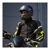 Kurtka motocyklowa skórzana sportowa/miejska Rebelhorn REBEL czarny-żółty fluo