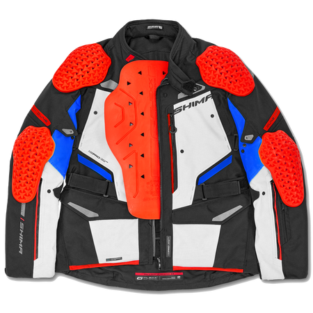 Kurtka motocyklowa SHIMA DUNE BLUE czarny szary niebieski