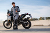 Kurtka motocyklowa tekstylna miejska Shima JET szary