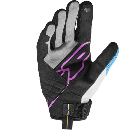 Rękawice motocyklowe damskie SPIDI FLASH-R EVO LADY BLACK/FUCHSIA czarny fioletowy