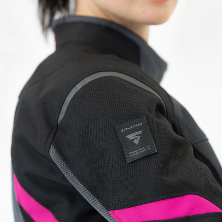 Damska kurtka motocyklowa tekstylna Shima RUSH 2.0 VENT różowy