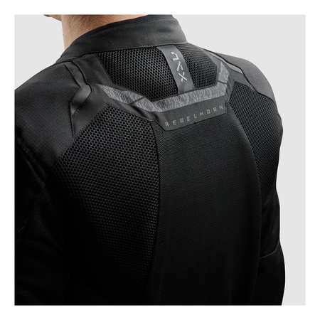 Kurtka motocyklowa tekstylna Rebelhorn JAX czarny