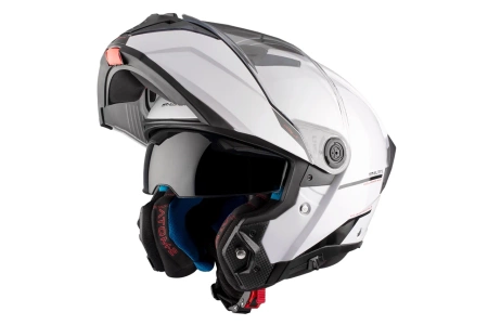 Kask motocyklowy MT ATOM 2 SV SOLID GLOSS PEARL WHITE biały