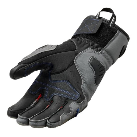 Rękawice motocyklowe szosowo-turystyczne REVIT SAND 5 GREY/RED szary czerwony
