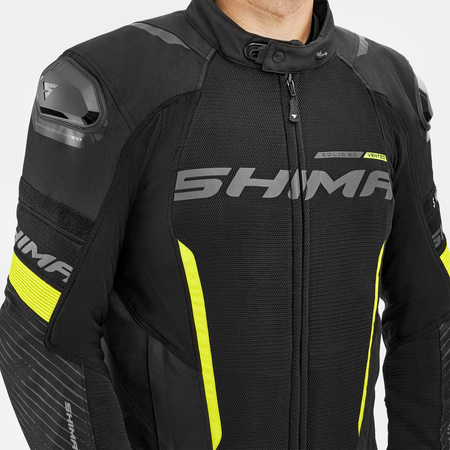 Kurtka motocyklowa tekstylna Shima SOLID 2.0 VENT fluo