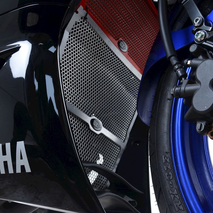 OSŁONA KOLEKTORÓW WYDECHOWYCH RG RACING YAMAHA YZF-R25 19-/R3 19- BLACK