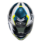 Kask motocyklowy integralny HJC RPHA 71 Hapel niebieski/żółty