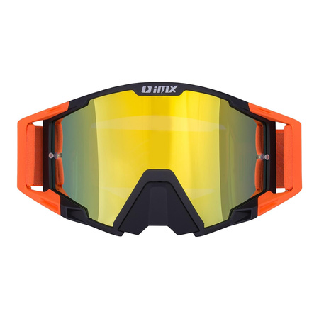 Gogle IMX Sand black/orange matt - szyba orange iridium + clear (2 szyby w zestawie)