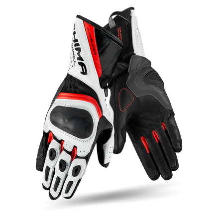 Damskie rękawice motocyklowe sportowe Shima MIURA GLOVES czerwony