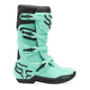Buty motocyklowe cross dziecięce FOX JUNIOR COMP TEAL zielony czarny