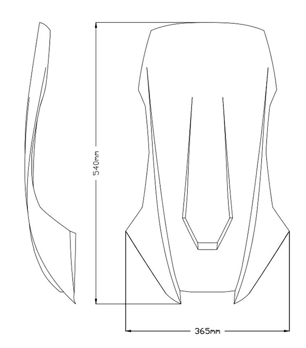 Szyba sportowa PUIG do Honda X-ADV 21-22