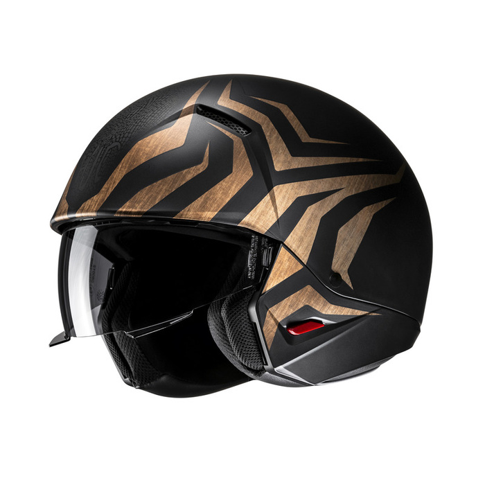 Kask motocyklowy otwarty HJC I20 Thorn czarny/złoty