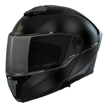 Kask motocyklowy MT ATOM 2 SV SOLID MATT BLACK czarny mat