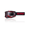 Gogle IMX Dust Graphic red/black matt - szyba dark smoke + clear (2 szyby w zestawie)