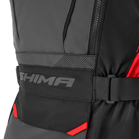 Kurtka motocyklowa tekstylna miejska Shima HERO 2.0 czerwony