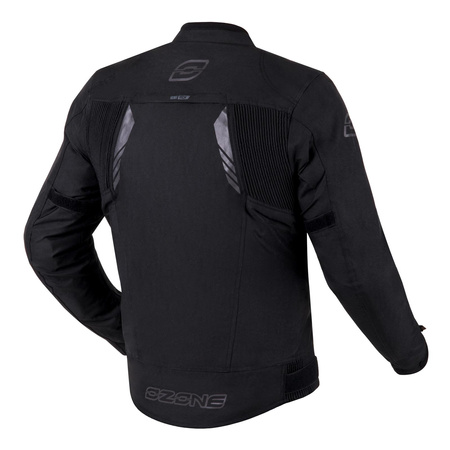 Kurtka motocyklowa tekstylna miejska OZONE DELTA IV czarna