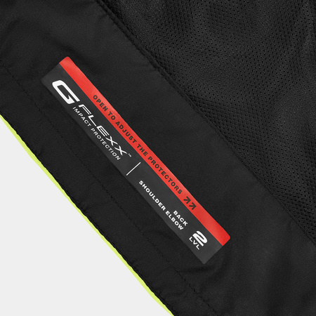 Kurtka motocyklowa SHIMA DUNE FLUO czarny szary żółty fluo