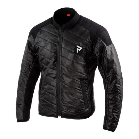 Kurtka motocyklowa tekstylna miejska/turystyczna Rebelhorn HARDY II czarny-żółty fluo