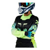 Damska bluza koszulka motocyklowa rowerowa cross mtb FOX 180 Flora czarny/żółty