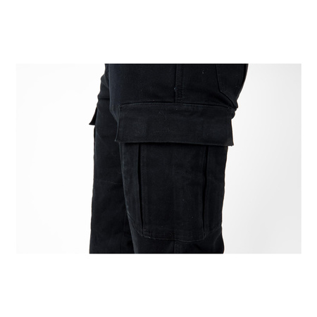 Jeansy motocyklowe OZONE SHADOW II czarne