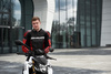 Kurtka motocyklowa skórzana sportowa Shima STR 2.0 czarny/czerwony