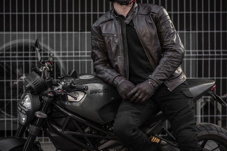 Kurtka motocyklowa Shima BLAKE brązowy